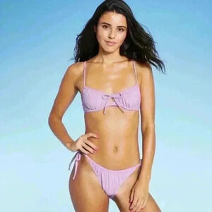 Xhilaration Lilac Bikini 2 piece set